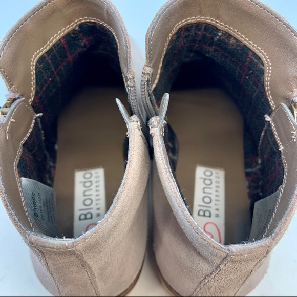 Blondo Suede Liam Waterproof Booties Ankle Boots - Picture 7 of 12